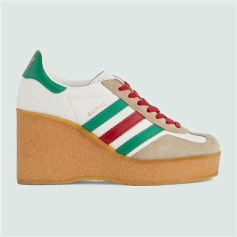 gucci wedge sneakers replica|Gucci adidas wedge sneakers.